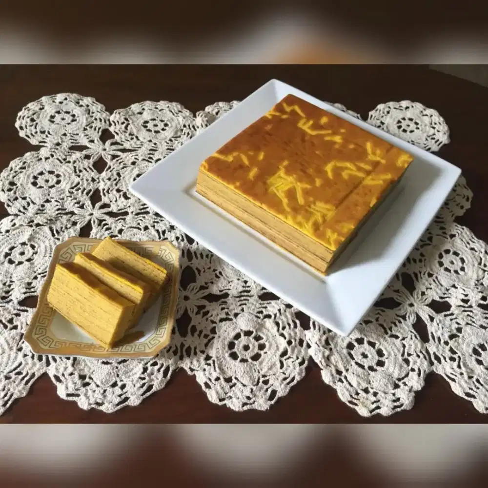 Half-Size Lapis Legit Keju Homemade Bintaro Kue Basah Tradisional Enak