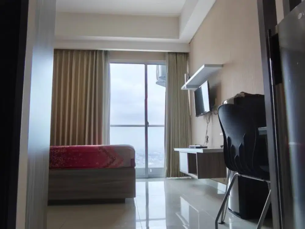 Sewa Apartemen Puri Mansion Studio Dengan Luas 26 m2 Full Furnish Kondisi Rapih Bersih View Cantik Murah