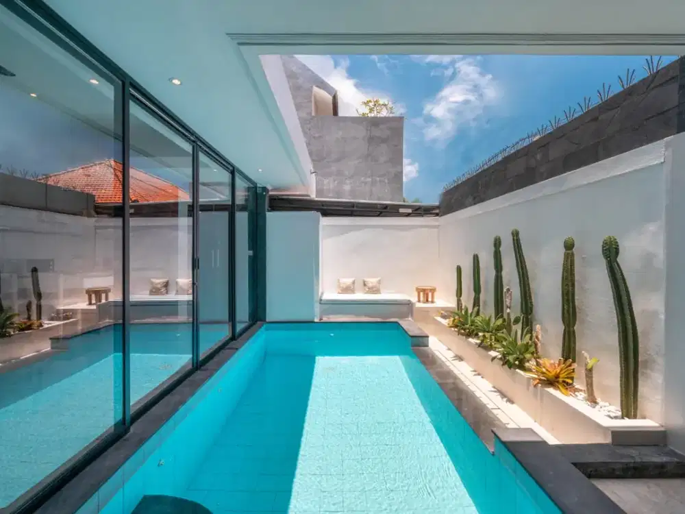 FOR RENT VILLA 3BR BEST LOKASI  JUST WALKING DISTANCE SHOPS, CAFE BRAWA CANGGU - Thumbnail 3