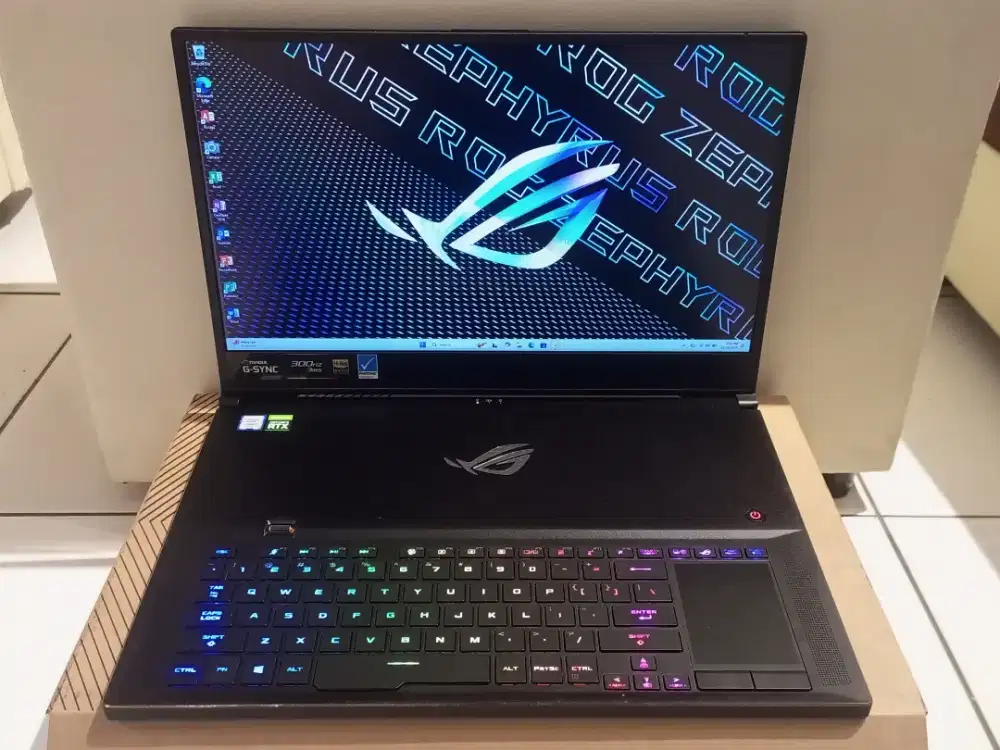 Jual Laptop Asus ROG Zephyrus S, I7 Gen 9, RAM 32/1 TB