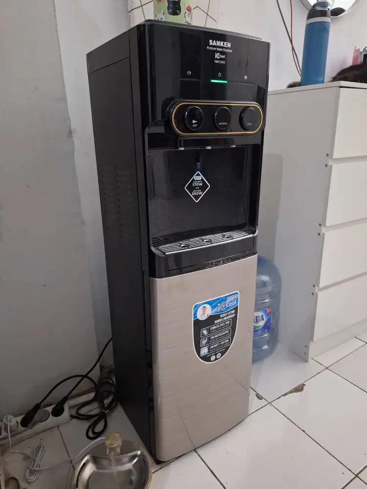 dijual dispenser sanken ic cool hwd c535ic, fisik mulus terawat, minus