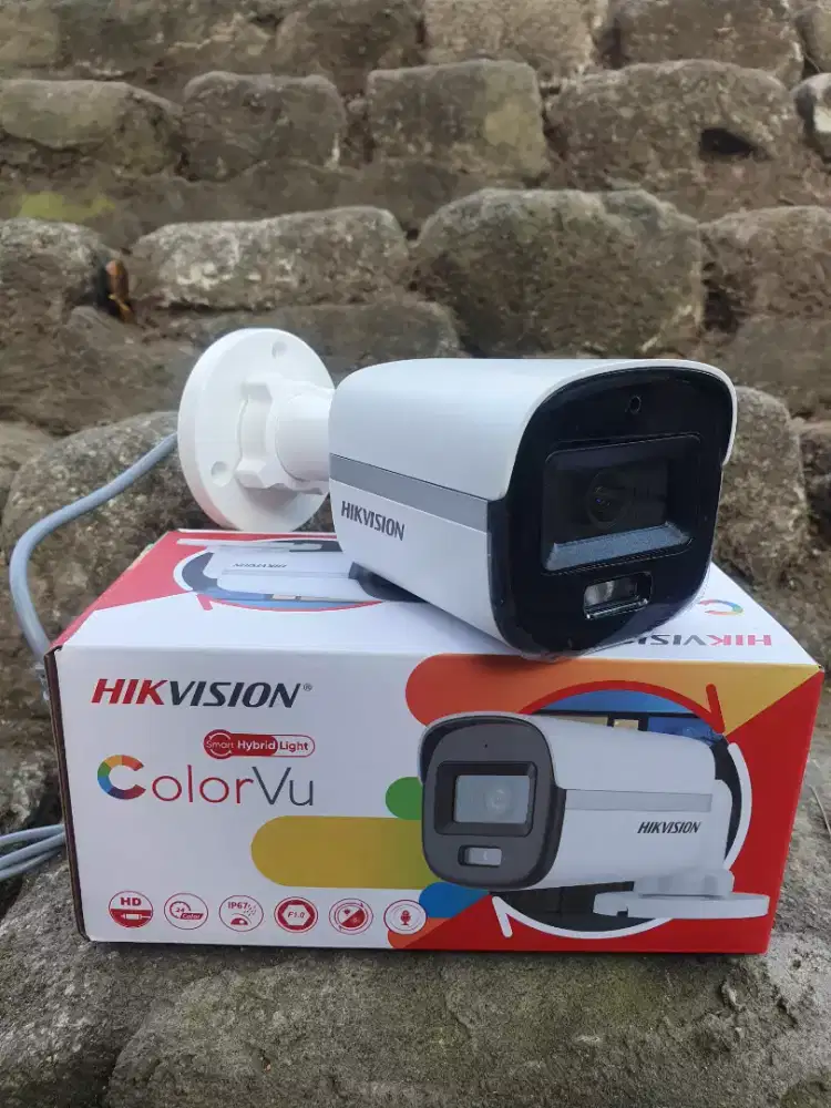 Paket cctv murah hikvision ColorVu malam tetap berwarna
