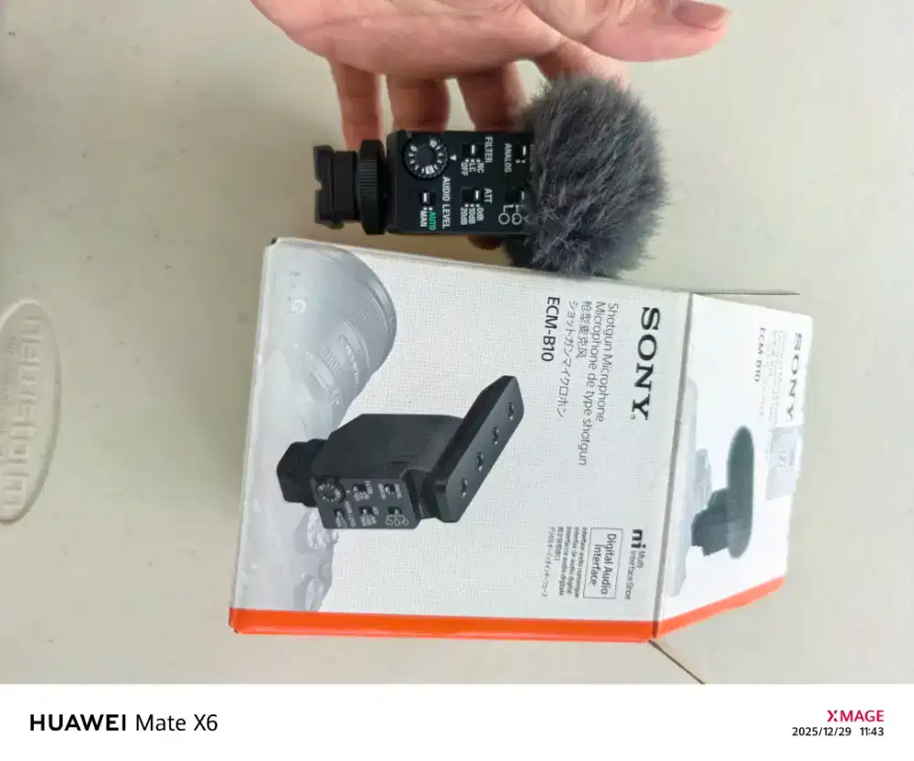 Microphone sony ecm b10