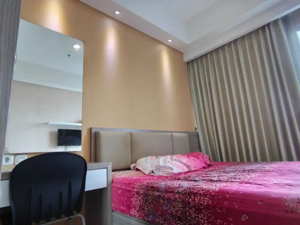 Disewakan Apartemen Puri Mansion Studio 26 m2 Full Furnish Dengan Fasilitas Hotel Bintang Empat Harga Termurah 31 Juta/Tahun NET