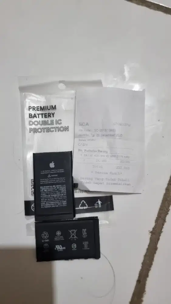 Bateray iphone xs max original copotan