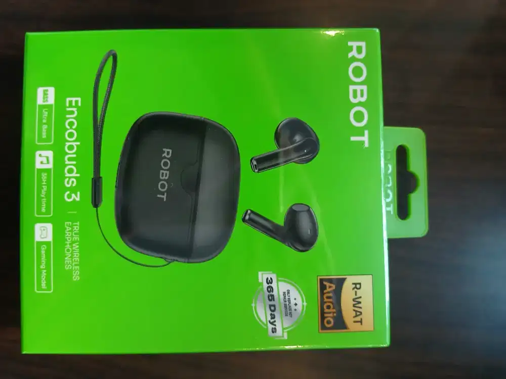 ROBOT Encobuds 3 TWS Earphone Bluetooth 6.0 Headset Wireless 35 Hours