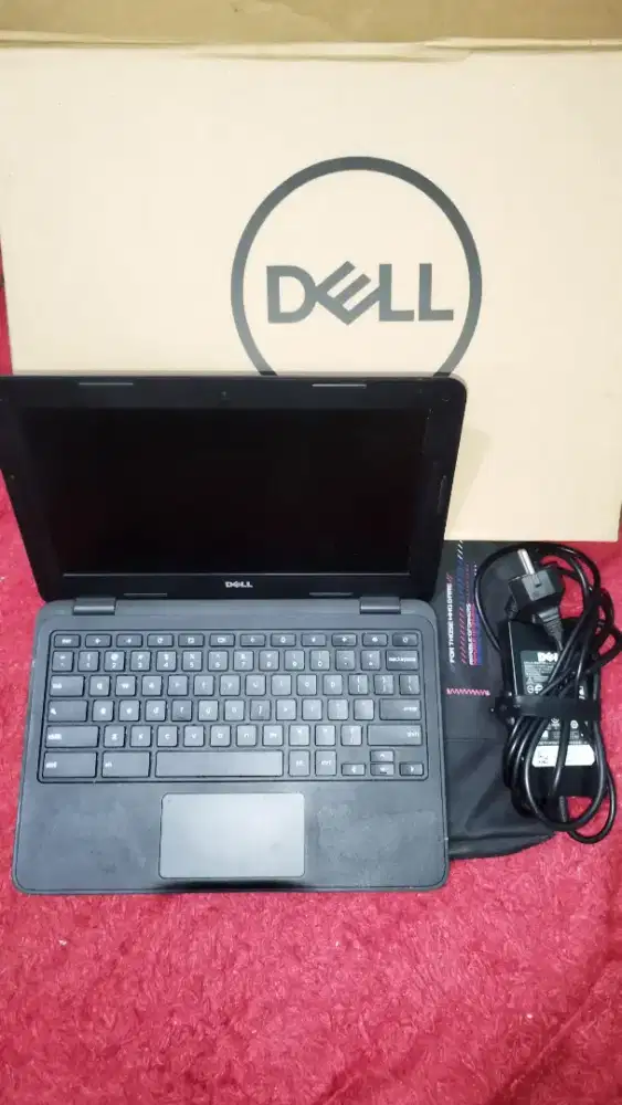 Dell Chromebook 11 3180, Super Slim, Ringan, Black