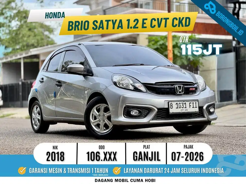 Brio e cvt 2018 Silver