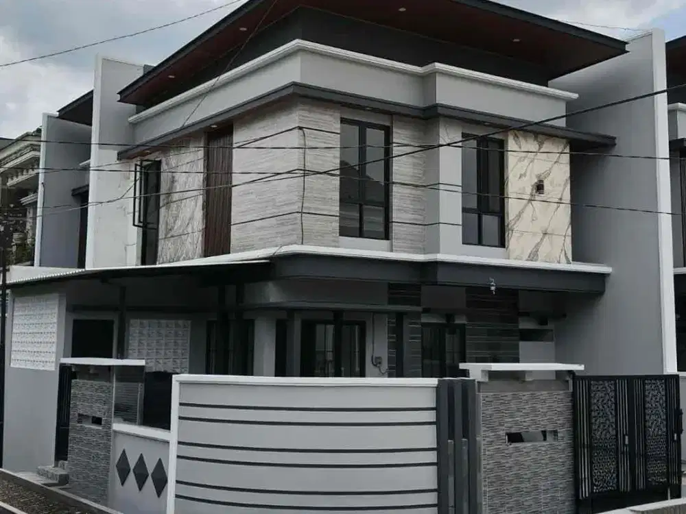 Lebar 11! Jual Rumah Baru Hook Galaxy Bumi Permai ( Araya) Row Jalan 4-5 mobil