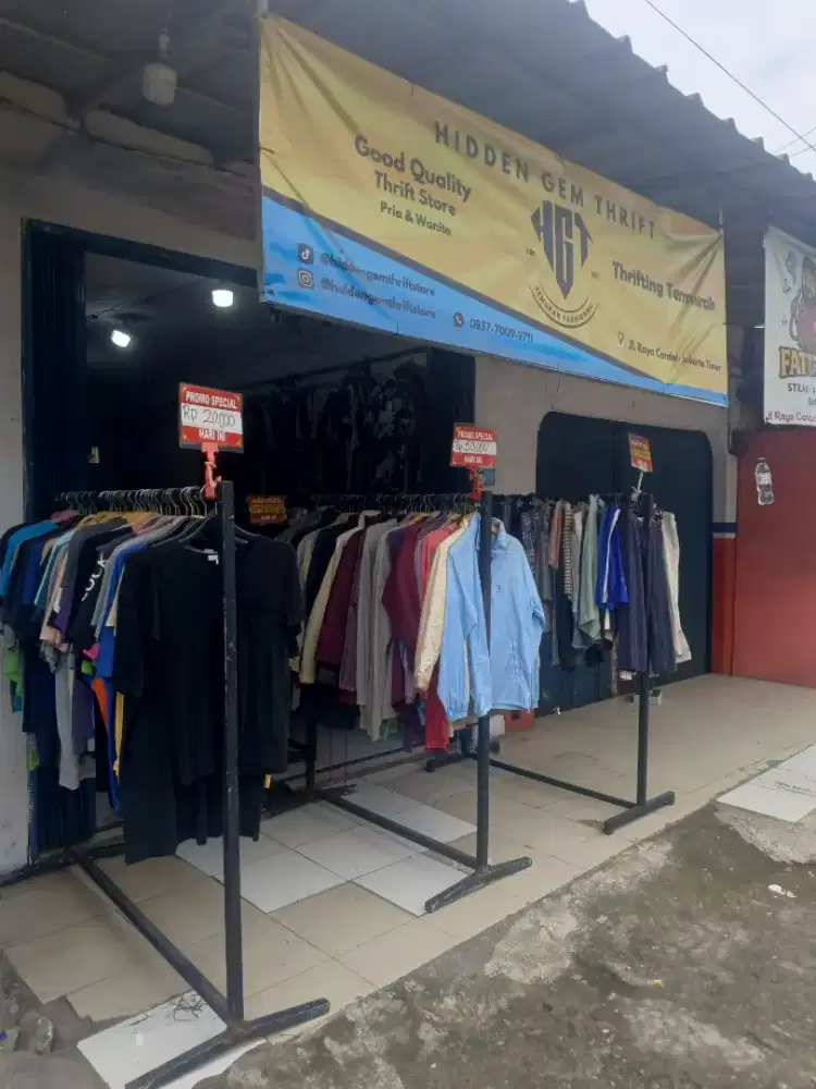 Di cari jaga toko Thrift