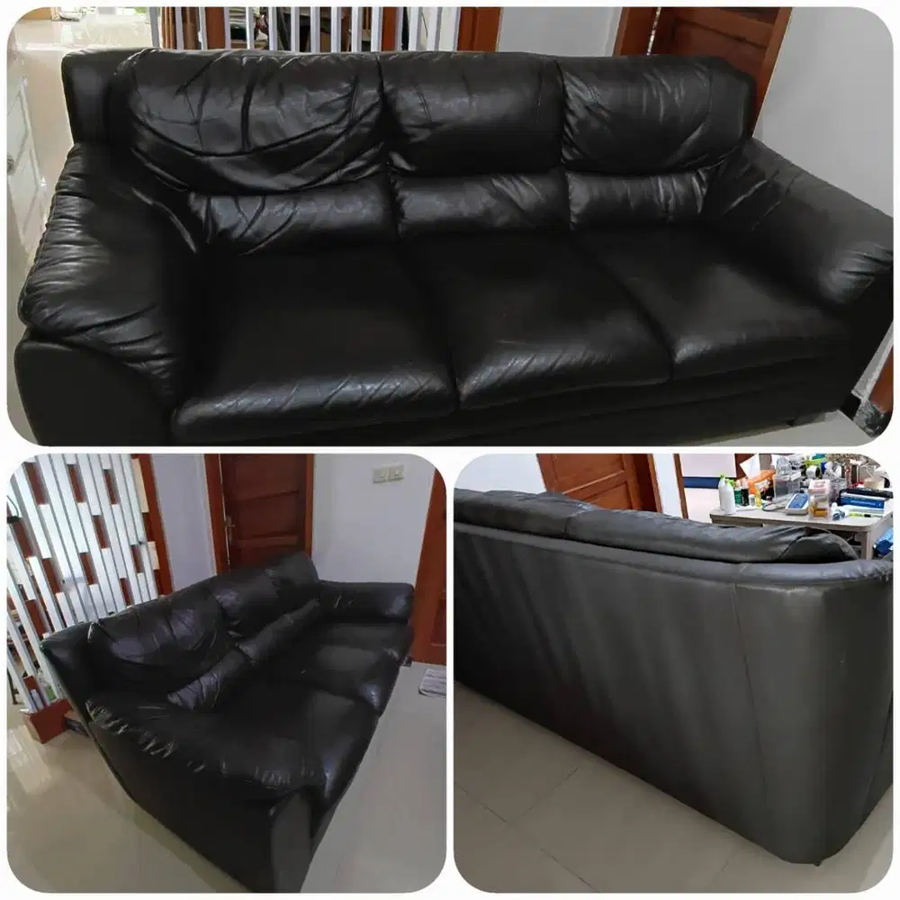 Sofa Kulit Informa 3 Seater