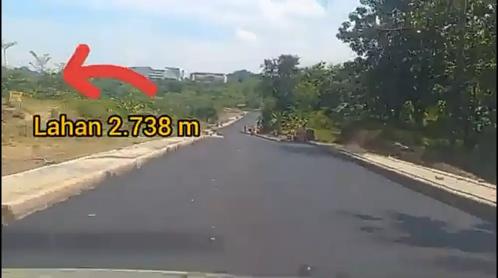 2.738 M PINGGIR JALAN KAMPUS POLMAN KEBUN DURIAN VIEW UNTUK CAFE