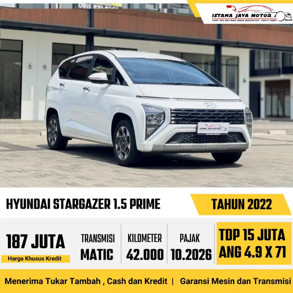 HYUNDAI STARGAZER 1.5 PRIME 2022