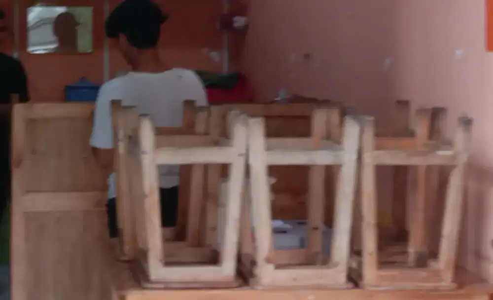 Meja Masak Meja Makan Bangku eks Rumah Makan