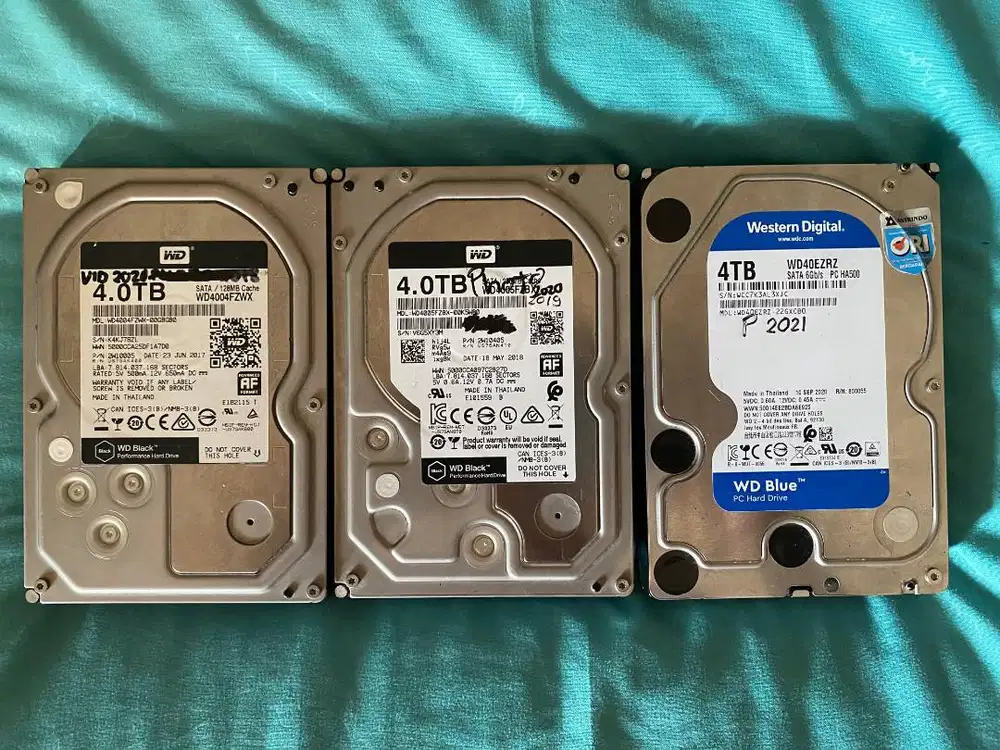 HDD INTERNAL 4 TB WD BLACK & WD BLUE jual semua murah no minus