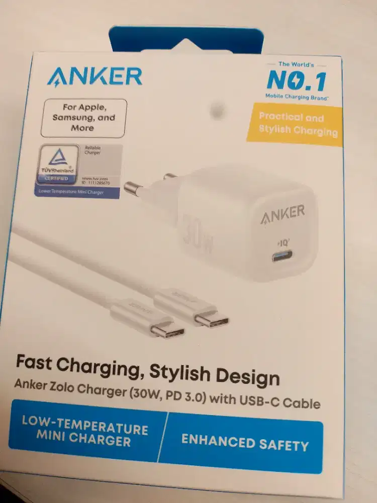 charge anker zolo 30w