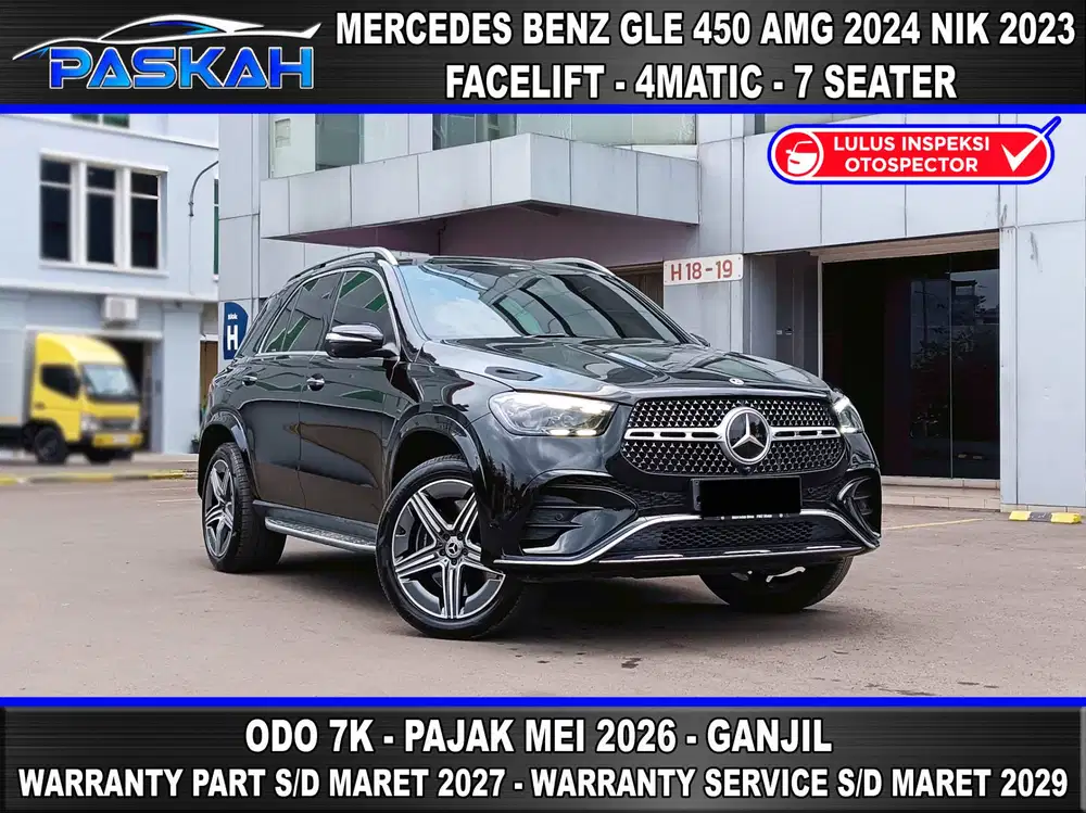 Odo=7k MERCY GLE450 AMG 2024 NIK 2023 GLE 450 AMG 2024 NIK 23 FACELIFT