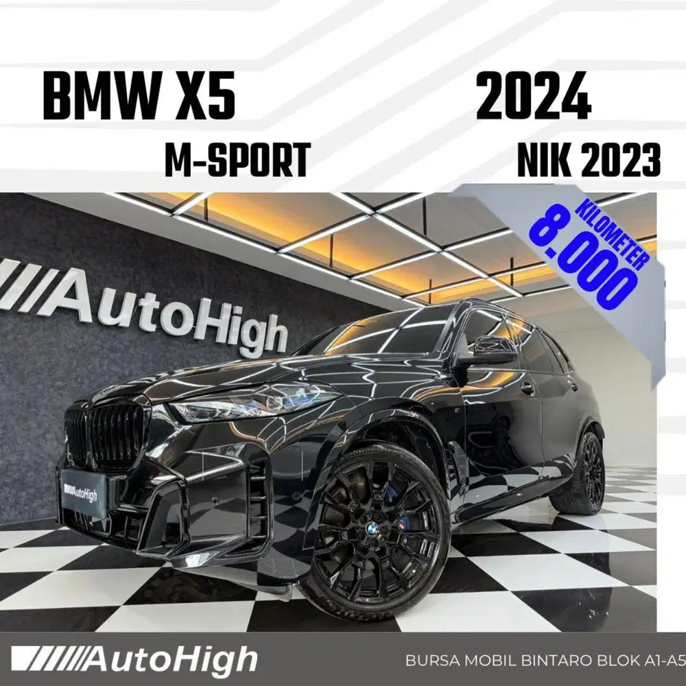 DP10% [Km8.000] X5 M-Sport LCi 2023 Black Reg 2024 #AUTOHIGH