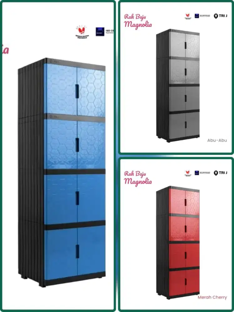 Lemari plastik 4 susun