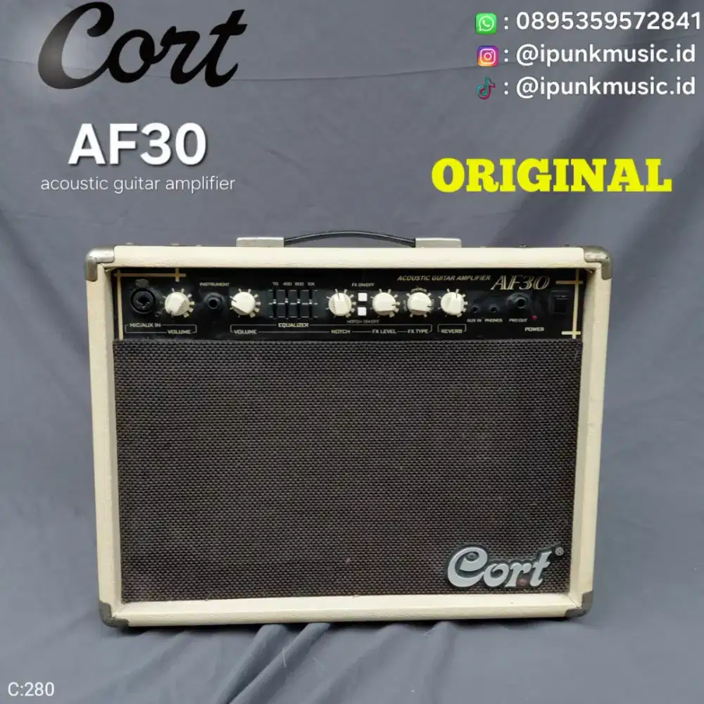 Cort AF30 Original Ampli Gitar Akustik/Elektrik