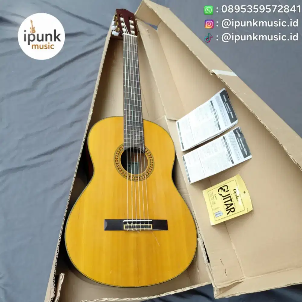 Yamaha C390 Original Gitar Klasik seri tertinggi Tipe C3XX senar nylon