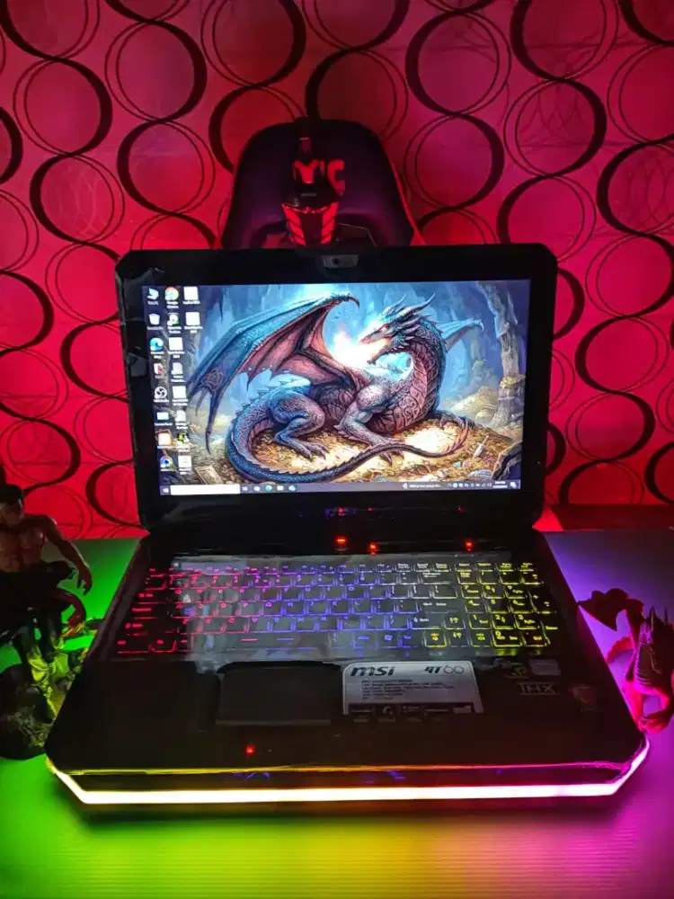 [Ram 20Gb] Jual Cepat Laptop Monster Gaming MSI DRAGON Core i7 SSD+HDD