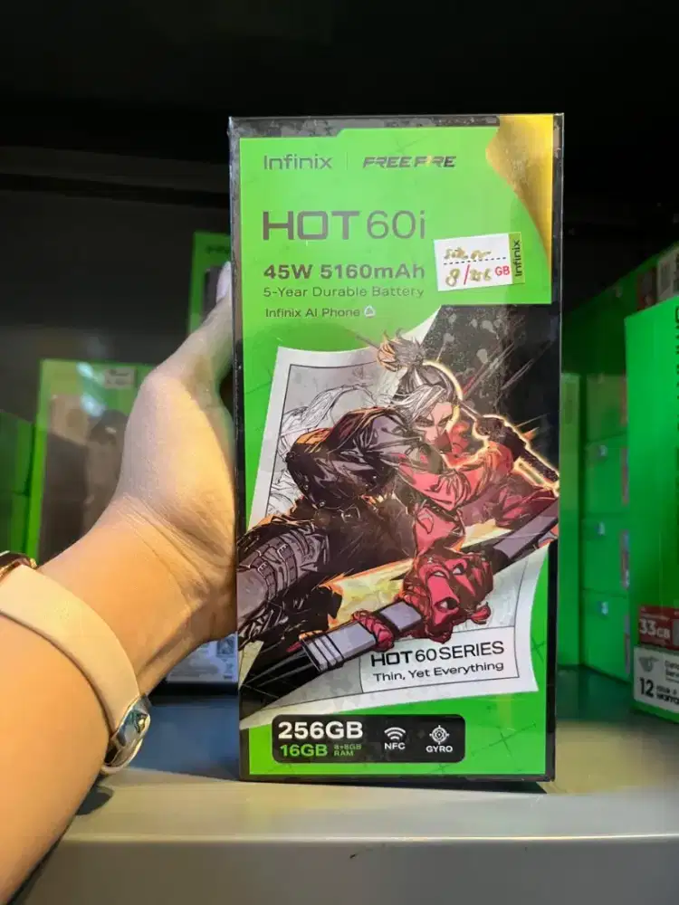 Promo INFINIX HOT 60i 8/256 GB NEW SEGEL
