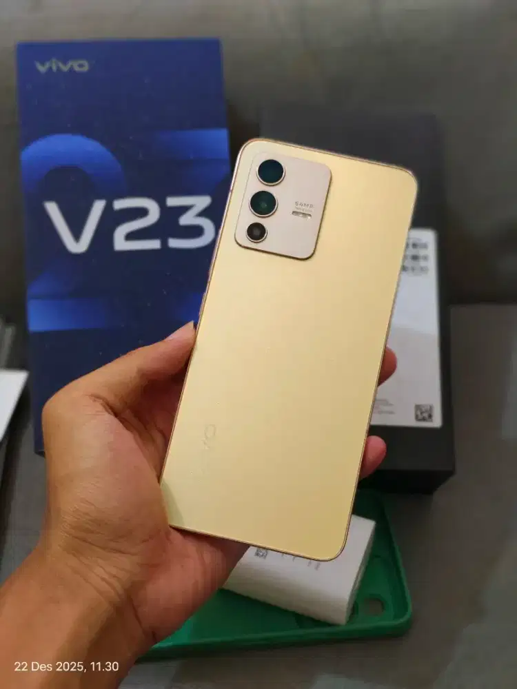 Vivo V23 5g 8/128 lengkap ori