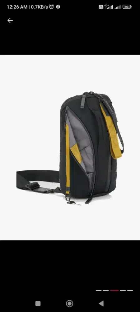 Jual TUMI Crosse Sling Bag, Original 100%, Kondisi Like New.