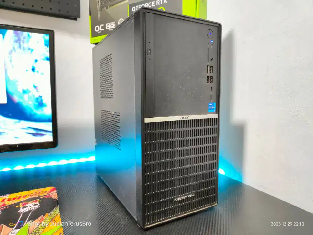 CPU PC ACER INTEL i5 12400 GEN12 VGA ASUS RTX 4060 8GB RAM 16GB WIFI