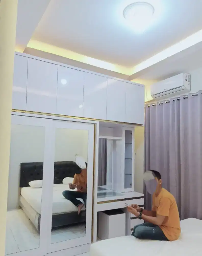 Murah dijual rumah 1 lantai siap huni full furnish plamongan indah