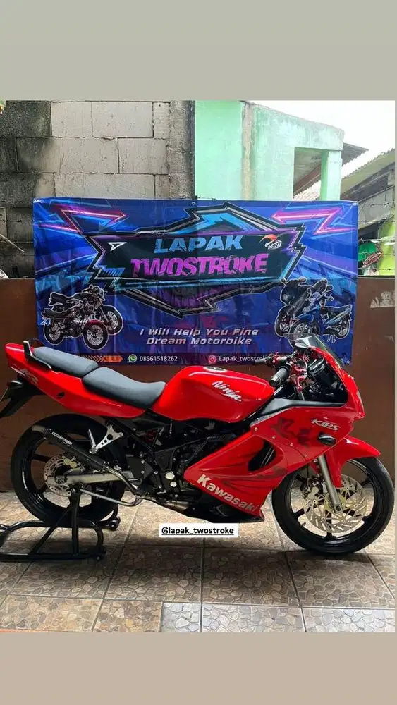 Ninja rr old asli merah 2011