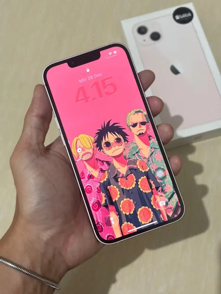 Iphone 13 128GB Pink Ex Ibox Resmi Fullset