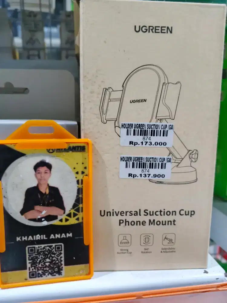 HOLDER UGREEN SUCTION CUP