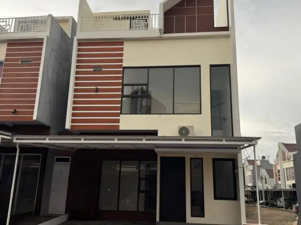 Dijual Rumah Baru 2½ Lantai Semi-Furnished Di Cimuning Bekasi