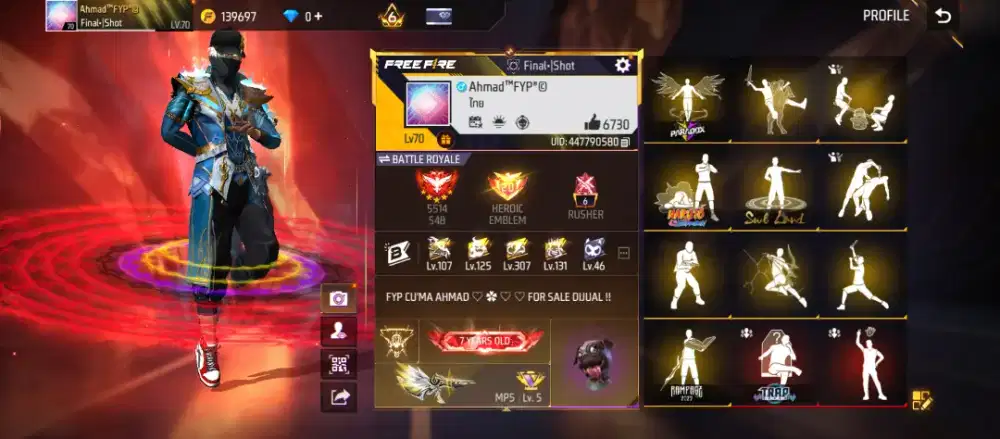 Akun games ep ep FF  lok Teluknaga