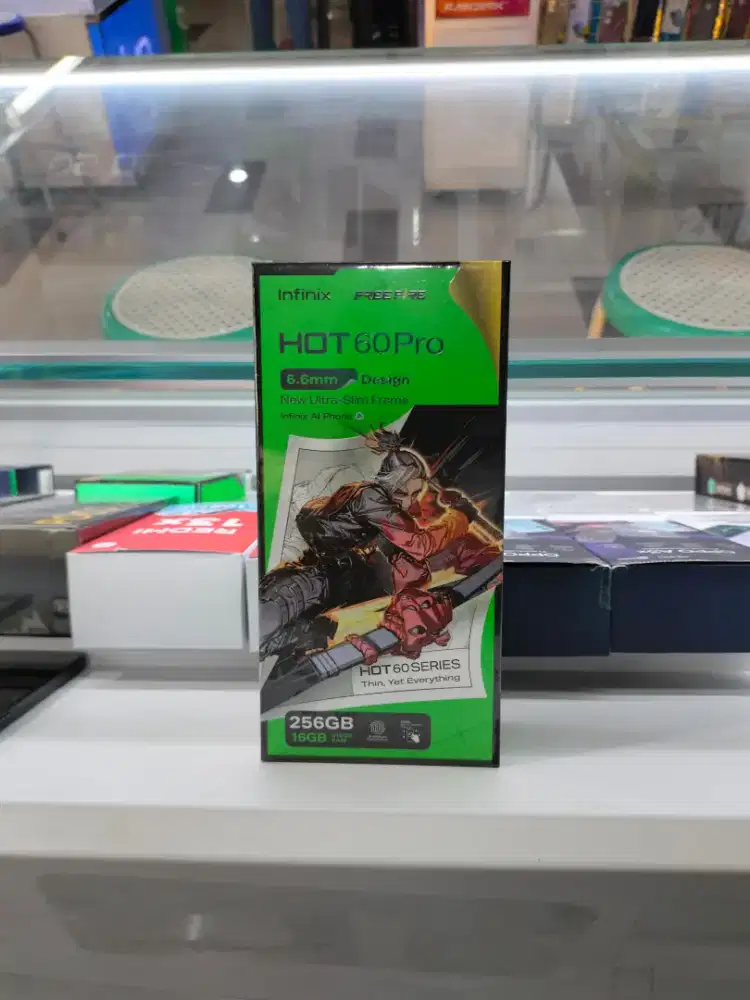 Infinix Hot 60 Pro 8/256gb dan 8/128gb New Garansi Resmi BNIB
