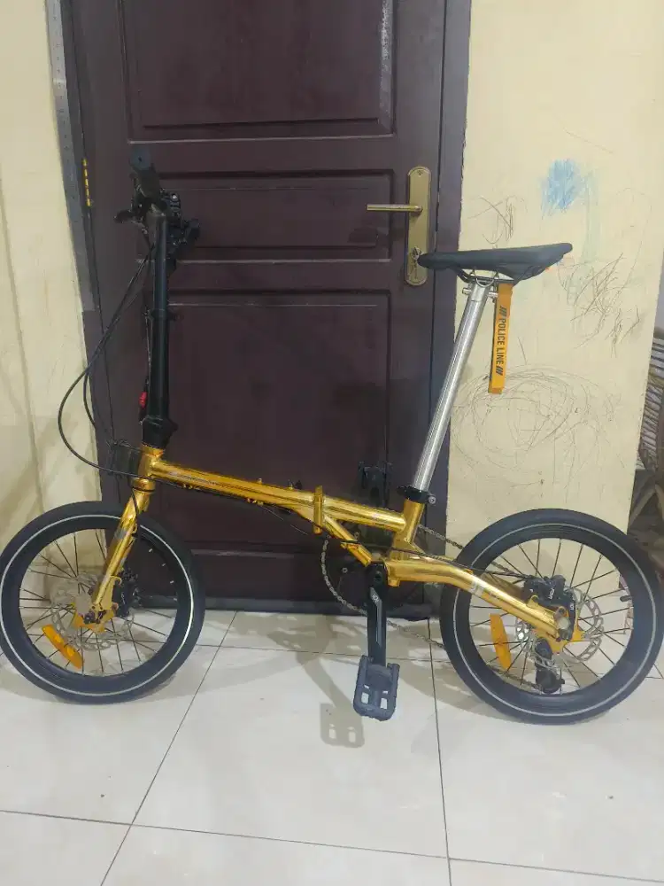 SEPEDA LIPAT ELEMENT TROY GOLD 10 SPEED 2022 EDITION 16 INCH