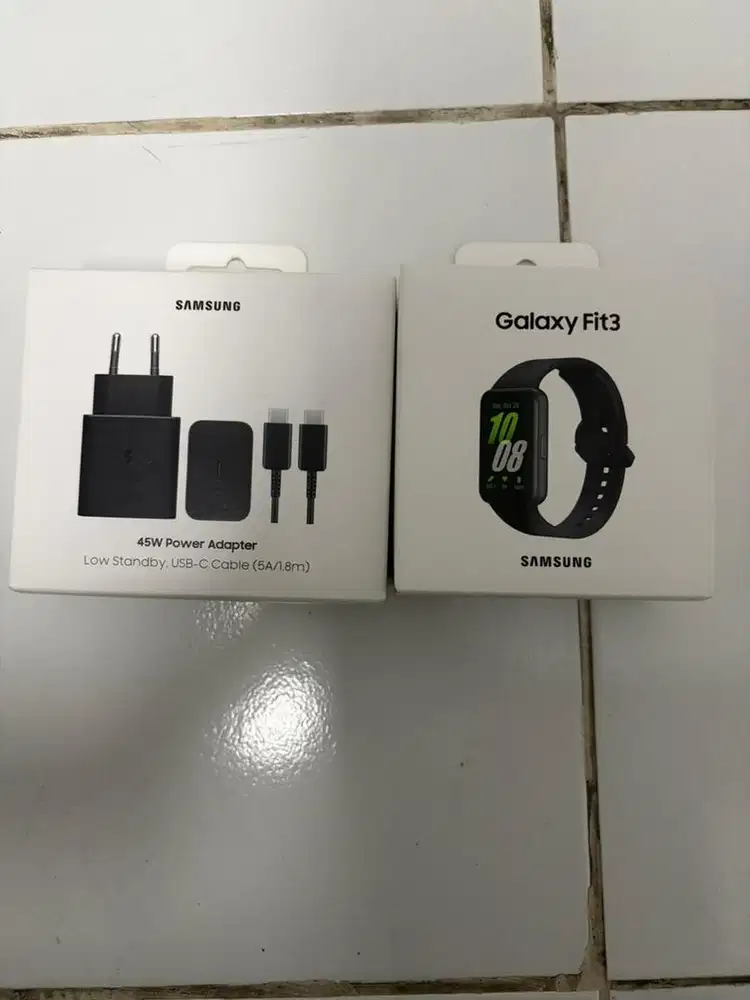 Watch fit 3 & charger original samsung 45W