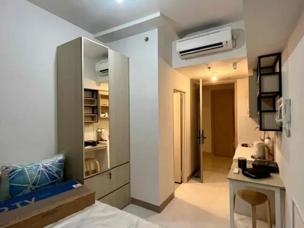 Disewakan Apartemen Tokyo Riverside Pik2 harian studio furnish 400 rb saja tahun baru