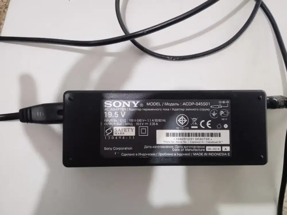 Adaptor laptop Notebook atau tv led 19,5 voll