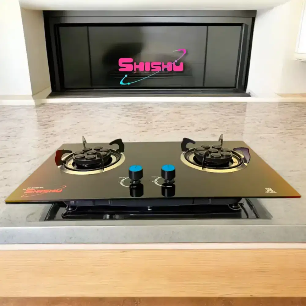 Kompor gas tanam kaca gascomp