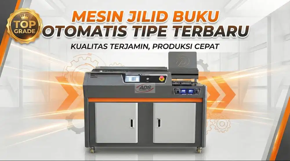 MESIN BINDING / JILID BUKU OTOMATIS TIPE TERBARU UKURAN FOLIO & A3