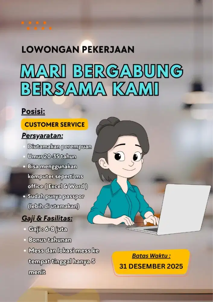Lowongan Telemarketing dan Customer Service