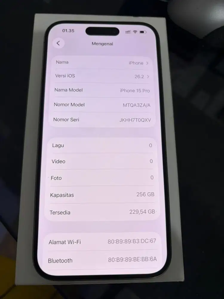 iPhone 15 Pro 256GB (dual sim)