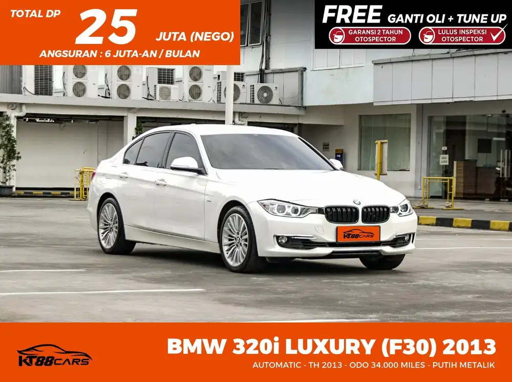 DP 25 jt Low KM (30rb miles) - BMW 320i LUXURY 2013 - B 1143 NBK