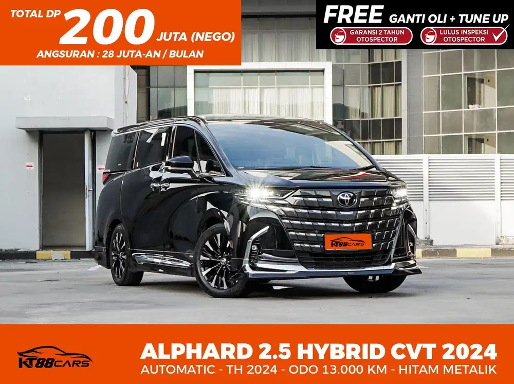 13rb KM - TOYOTA ALPHARD 2.5 HYBRID CVT 2024