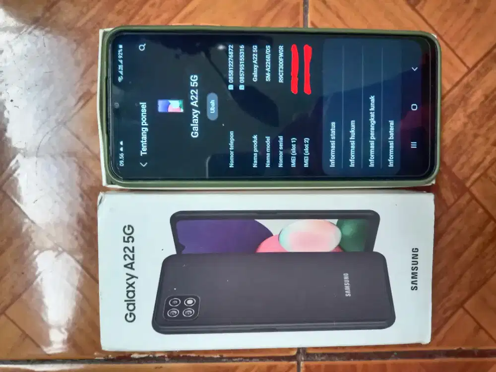 Samsung A22 5G 6/128 Masih Orian Eks Garansi Resmi