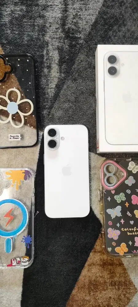 Iphone 16 white garansi on resmi 128 gb