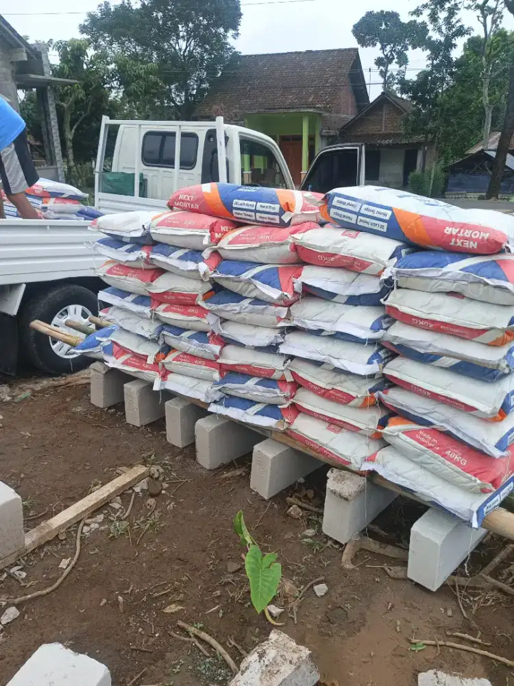 semen mortar Perekat keramik lantai